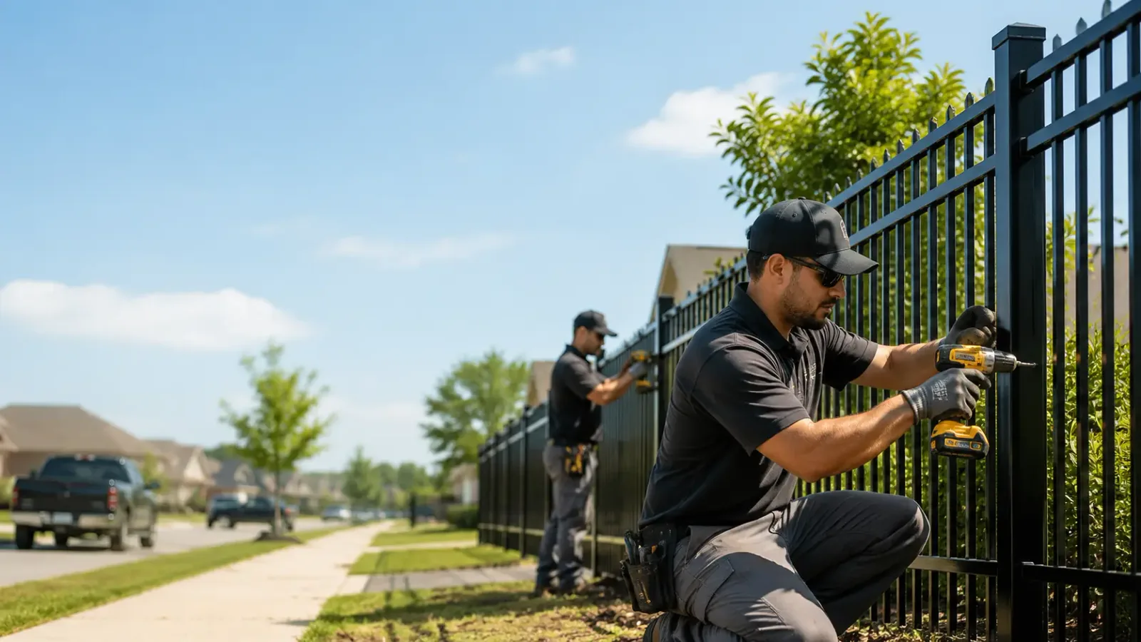 Metal Fence Installation in Walkerton, VA